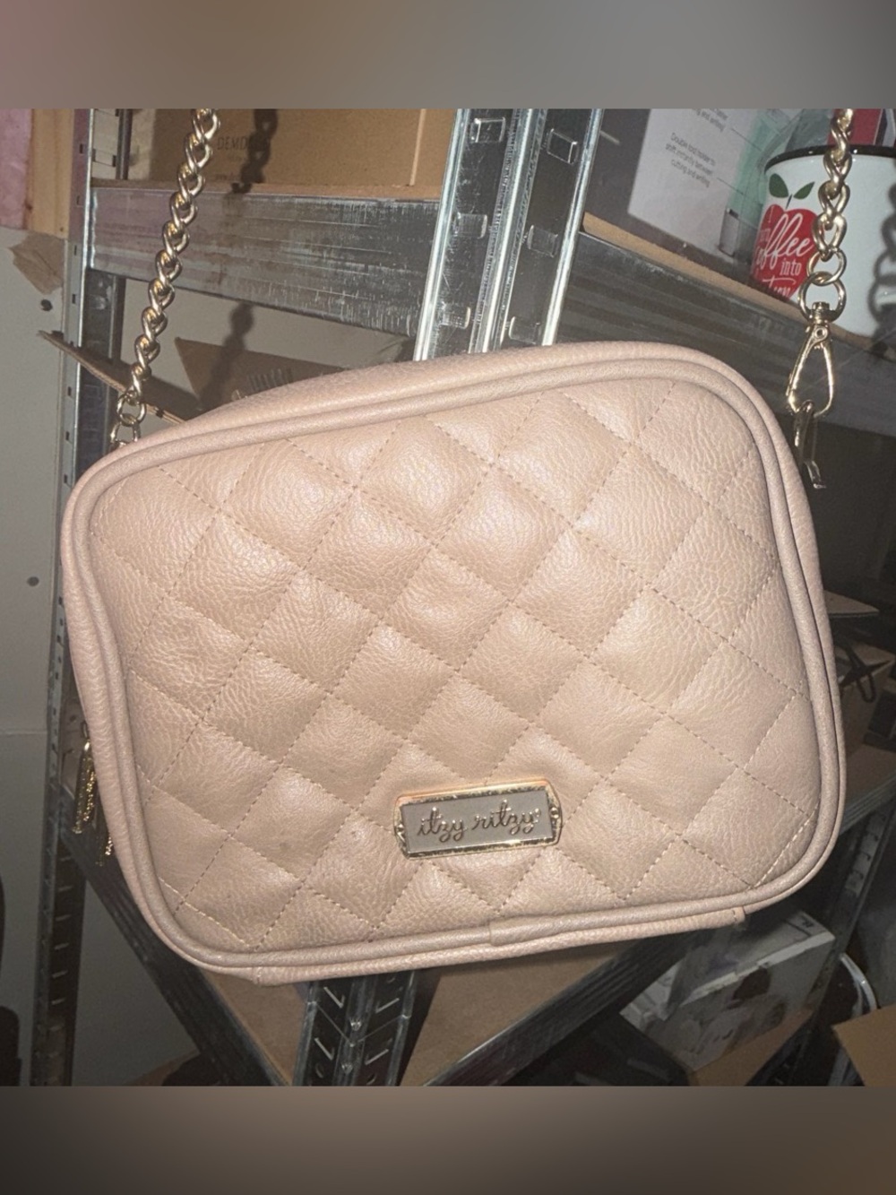 Itzy Ritzy Quilted Crossbody Diaper Bag